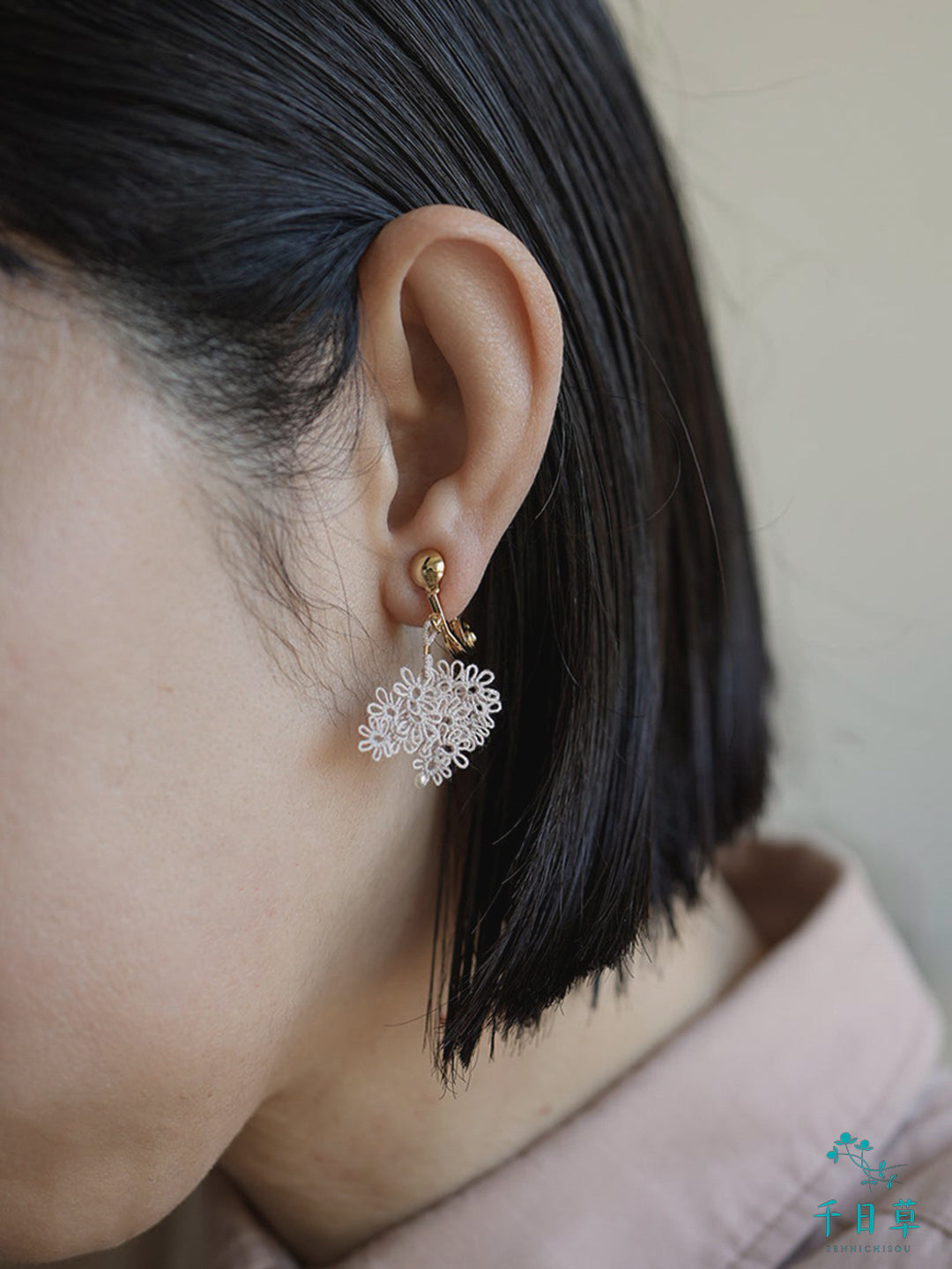 KANOKO_イアリング/ピアス _ベージュ