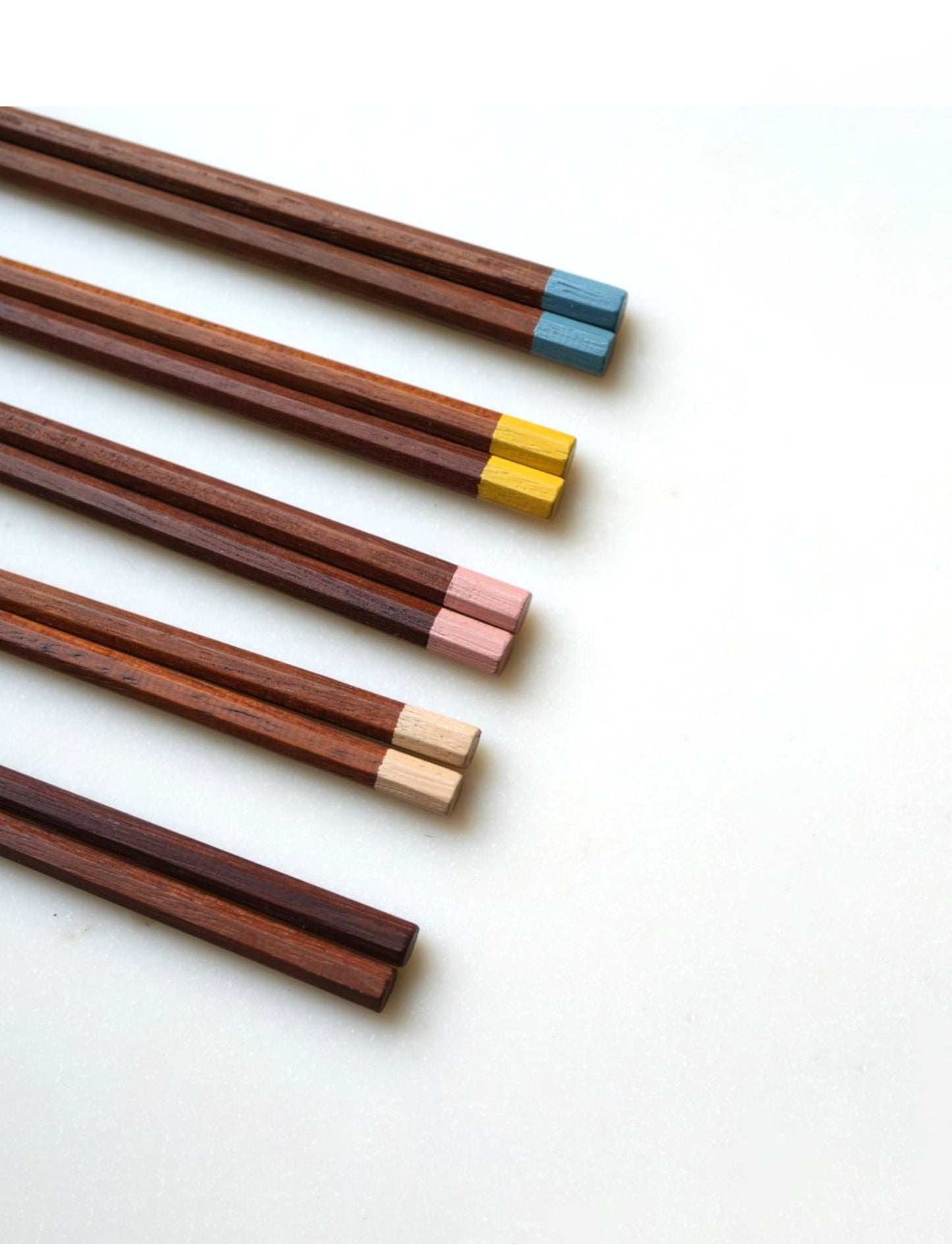 八角 細み 蜜蠟仕上げのお箸