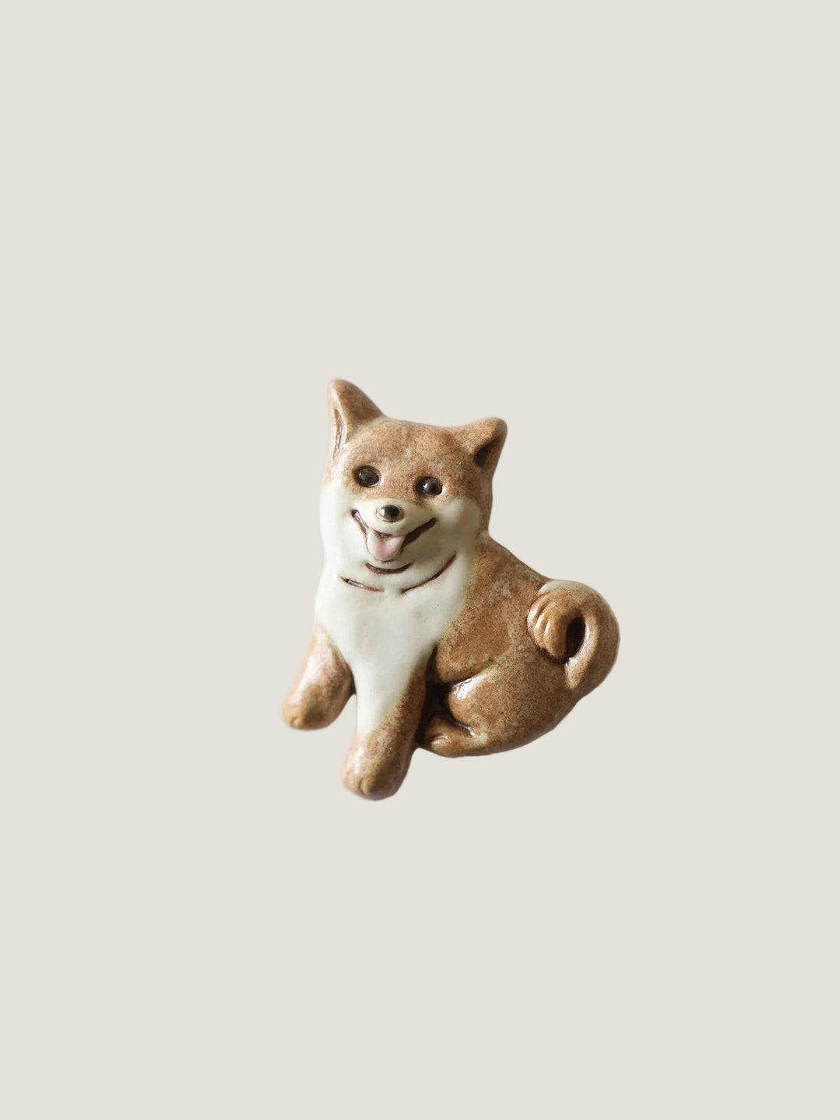 柴犬のブローチ