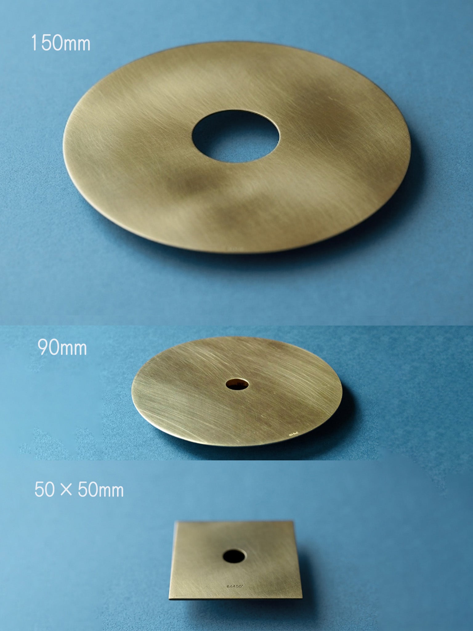 真鍮のフラワースカーフ/大丸150mm